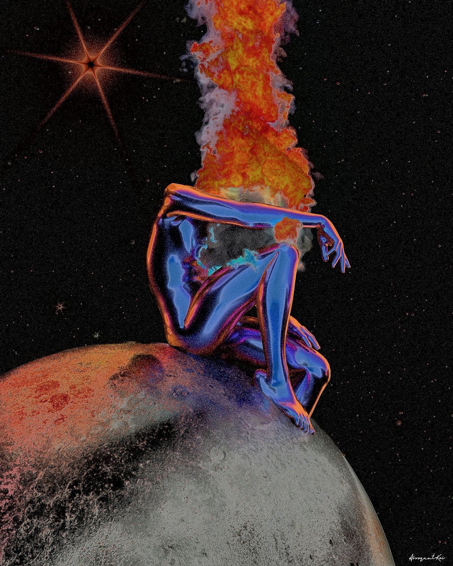 "The Pressure Burned Me Alive" PRINT