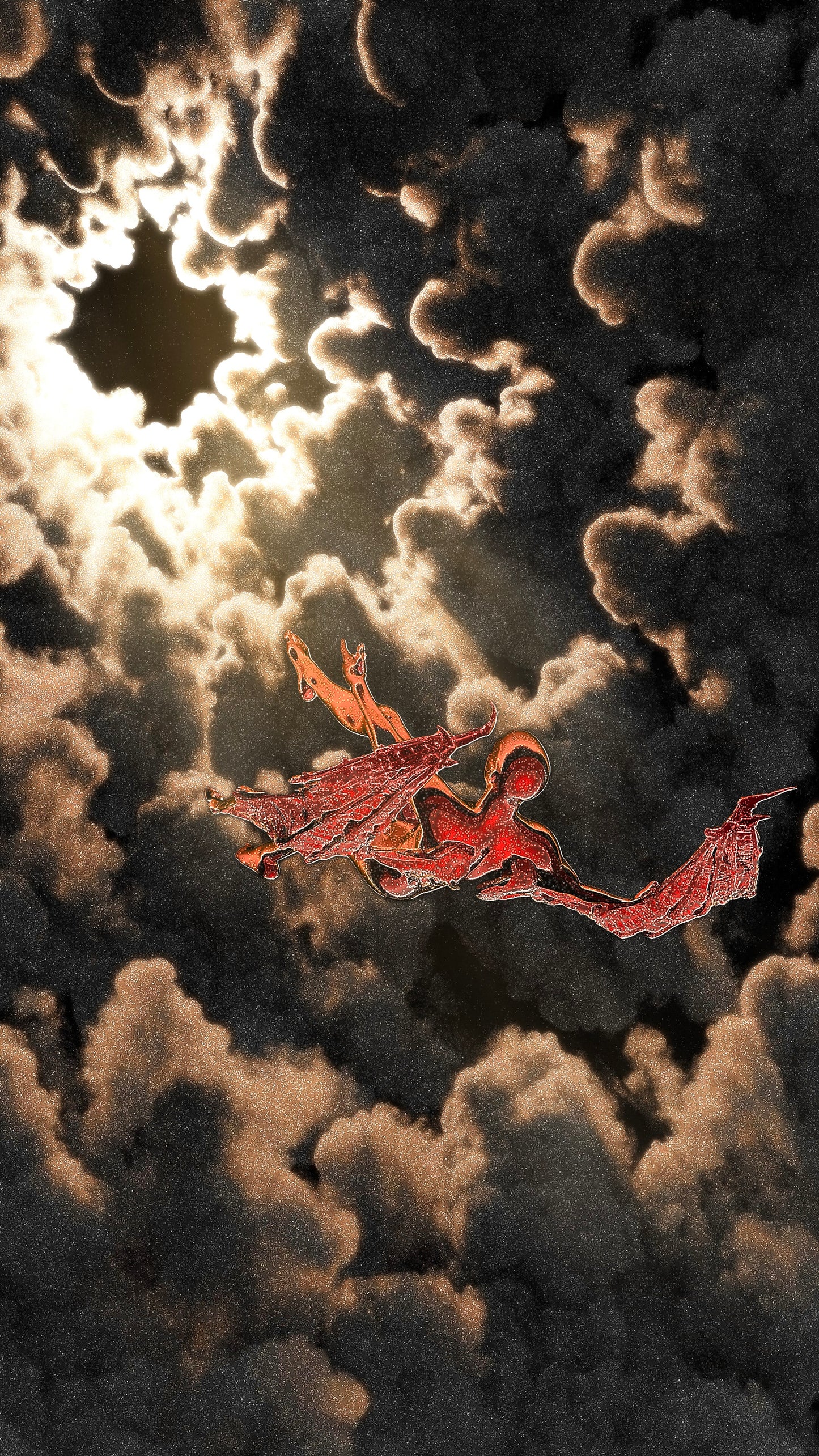 “Heaven Fell Quiet When I Fell” PRINT